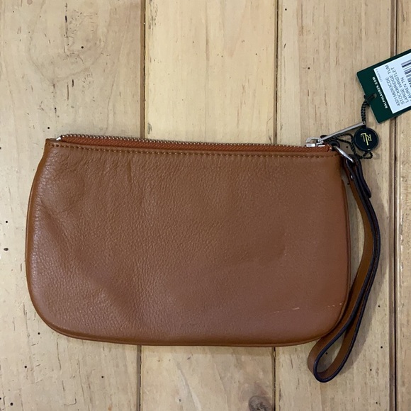 NWT Ralph Lauren Stockbridge Tum Large Wristlet - Picture 3 of 10